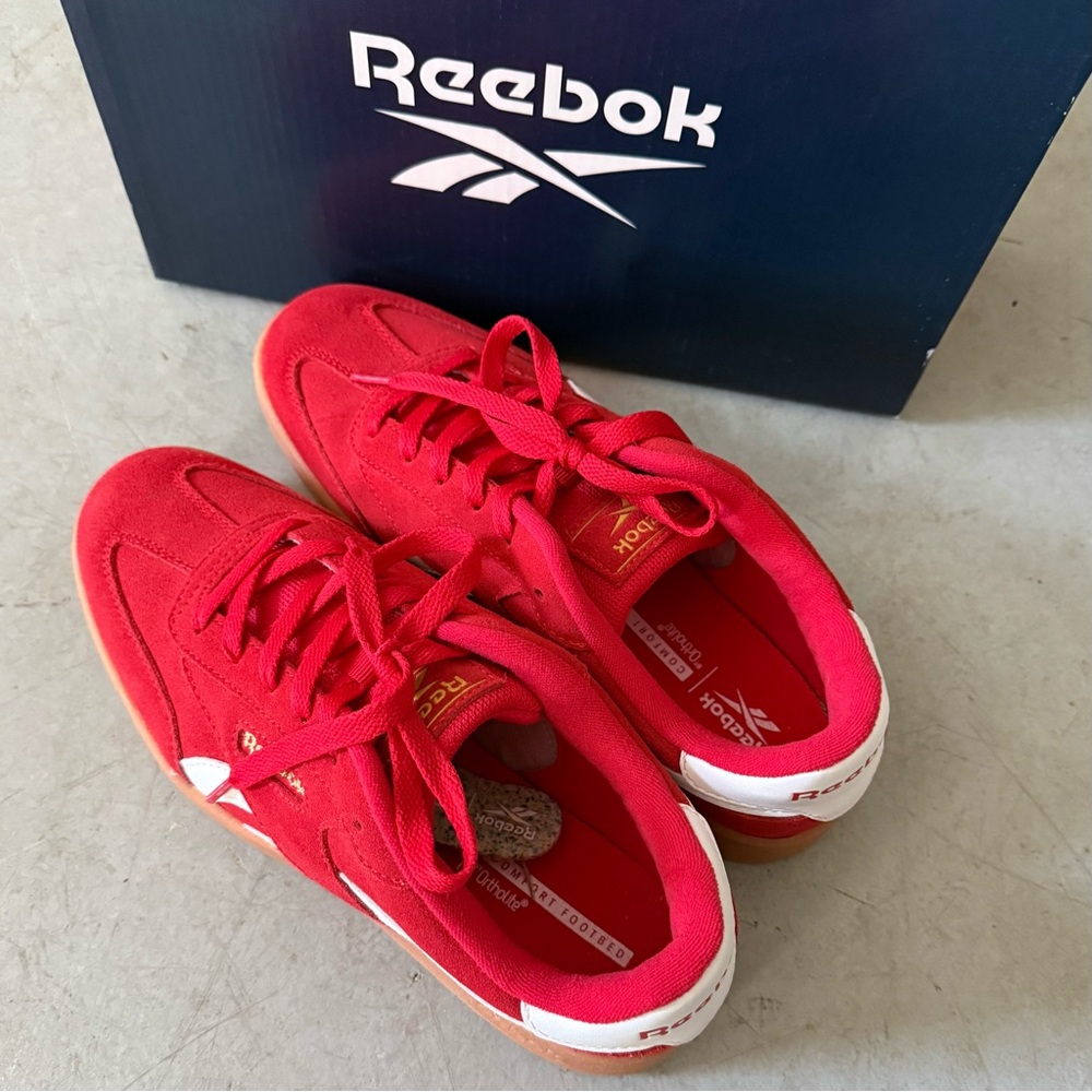 REEBOK Forte Lounger Women's Sneakers in Classic Red and White - Picture 2 of 9